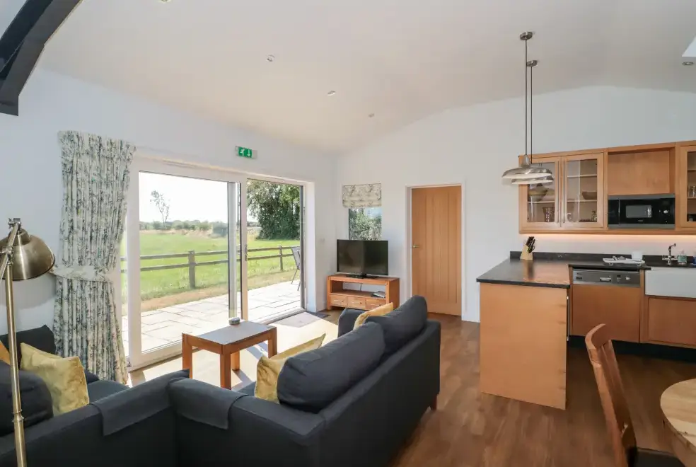 Open plan living area at Robins Corner