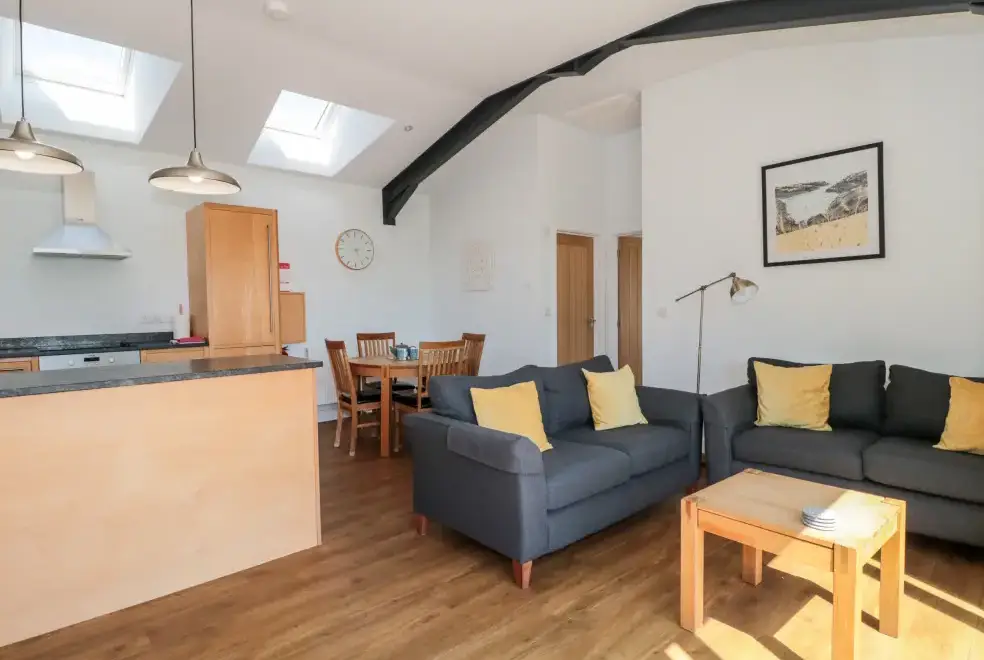 Open plan living area at Robins Corner