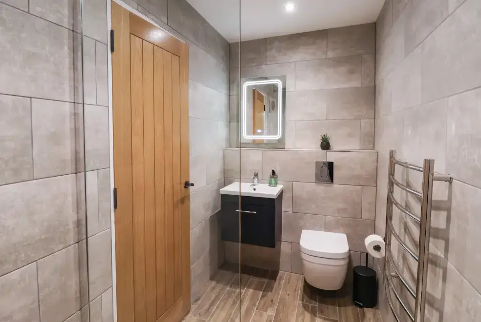 Shower room at Robins Nest