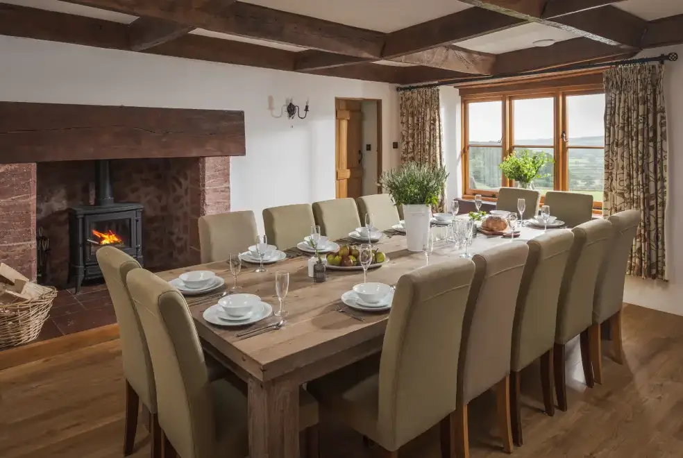 Dining room at Rock Farm