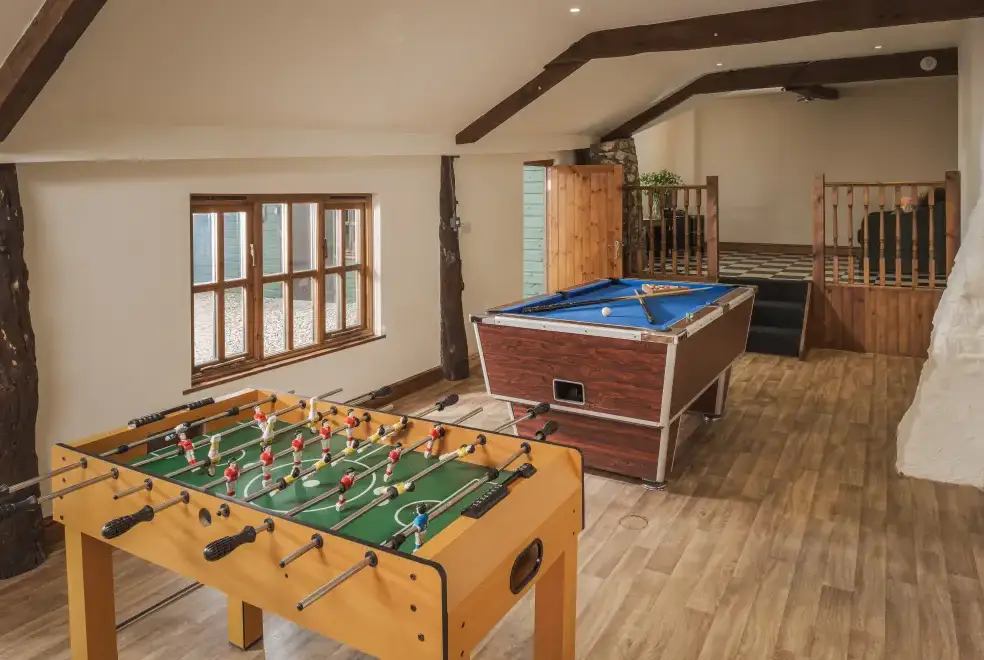 Games Room at Rock Farm