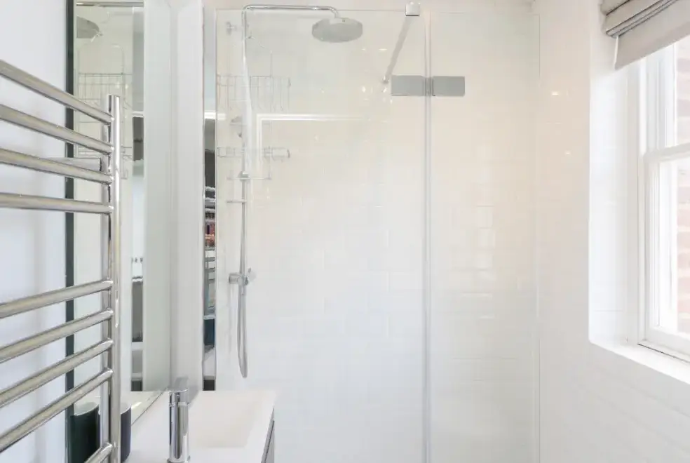 Shower room at Rockstowes House