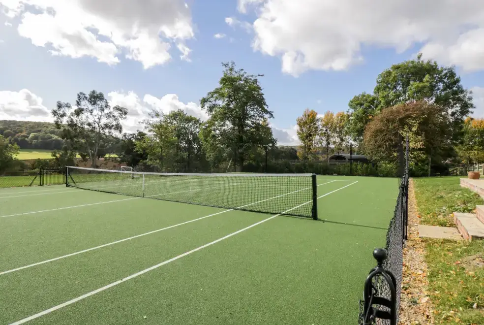 Outdoor games area at Rockstowes House