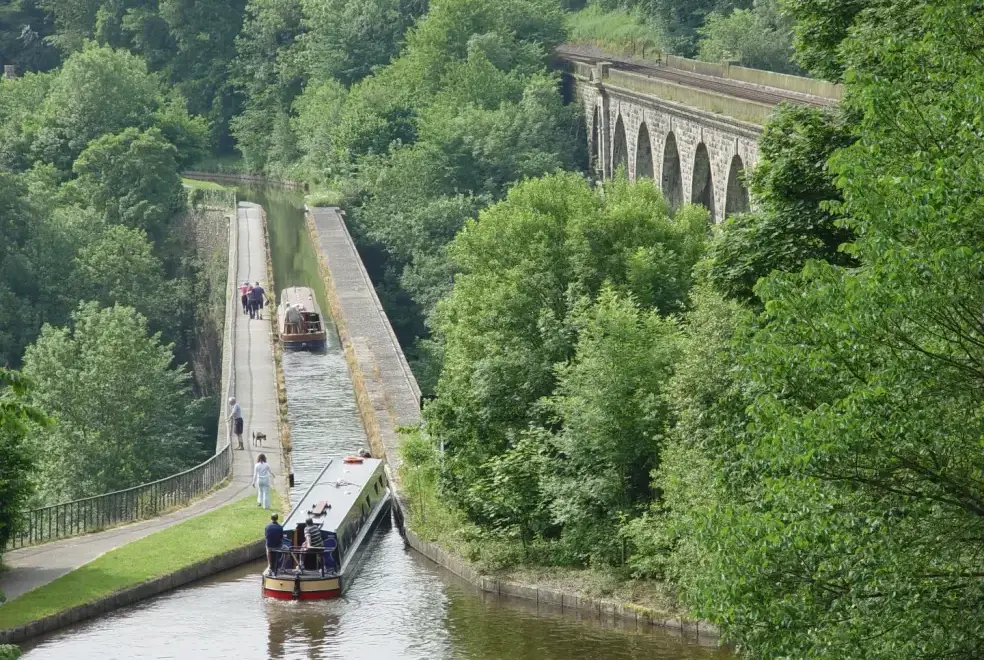 Countryside views at Romantic Cabin Haf with all weather Hot Tub