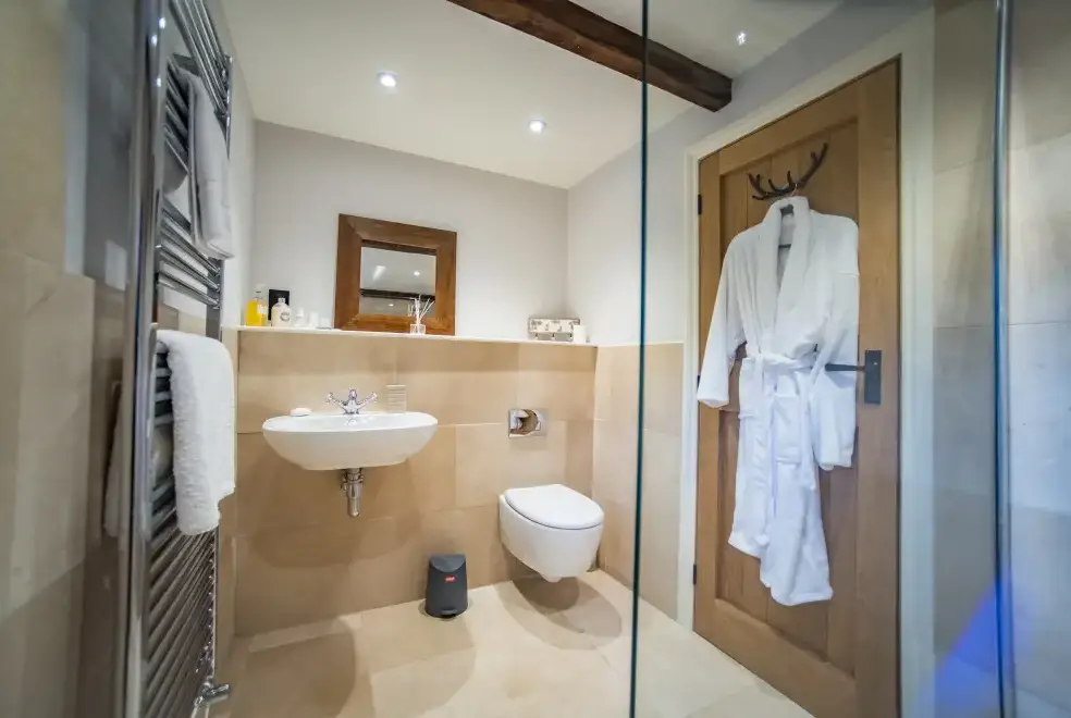 Ensuite bathroom at Romantic Couple's Retreat in the Brendon Hills
