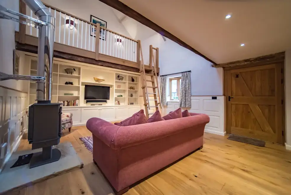 Lounge at Romantic Couple's Retreat in the Brendon Hills