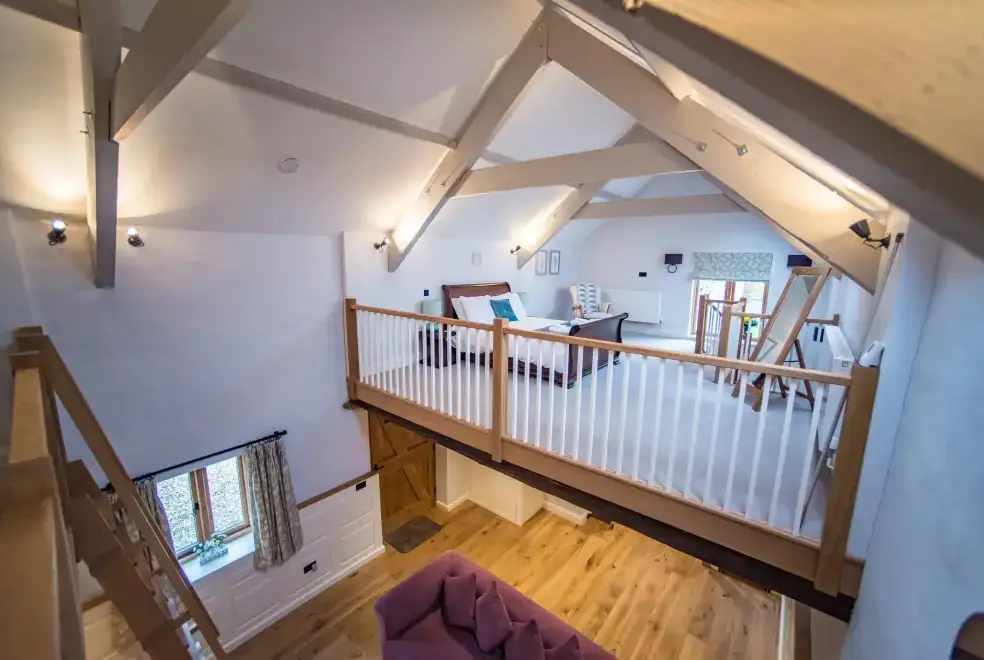 Luxurious interior at Romantic Couple's Retreat in the Brendon Hills