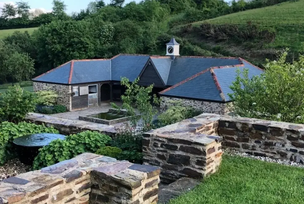 Countryside views at Romantic Couple's Retreat in the Brendon Hills