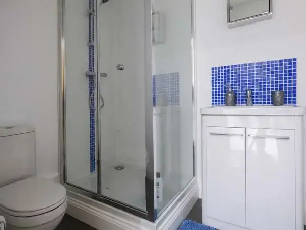 Shower room at Romantic Retreat at Little Trees Farm