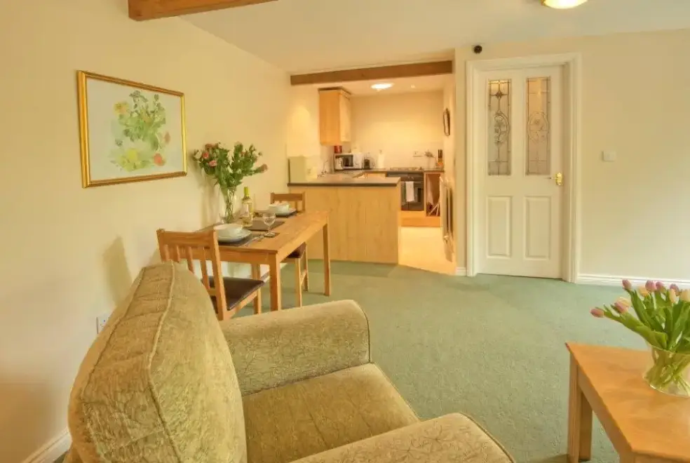 Kitchen/diner at Romantic Retreats at Annstead Cottages