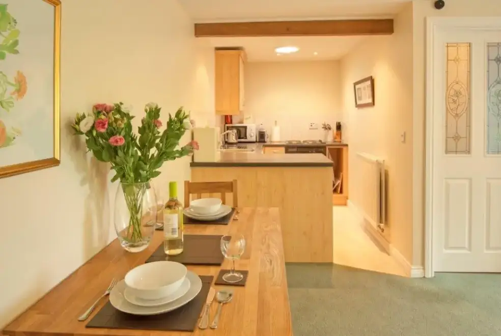 Kitchen/diner at Romantic Retreats at Annstead Cottages
