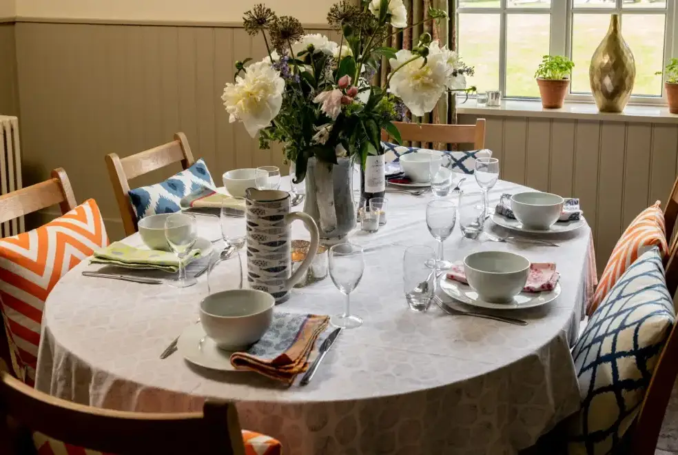 Dining room at Rose Cottage