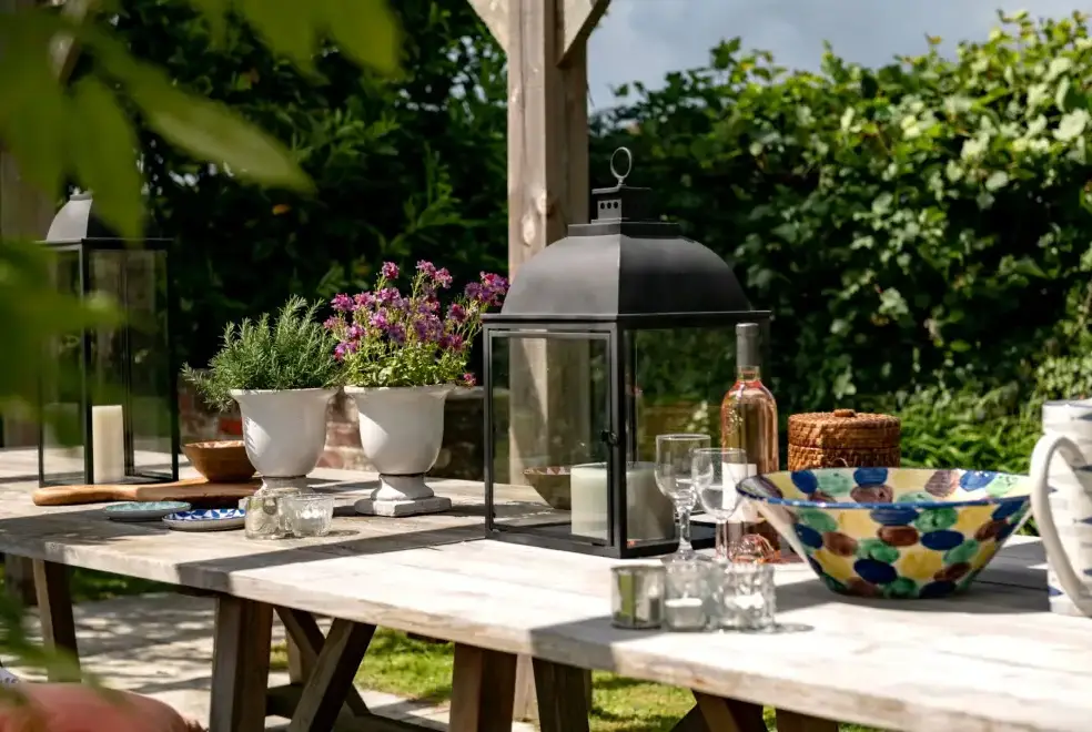 Garden furniture at Rose Cottage