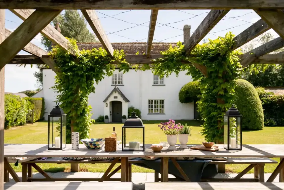 Garden furniture at Rose Cottage