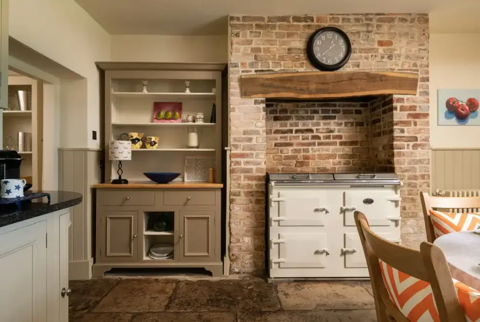 Farmhouse style kitchen at Rose Cottage