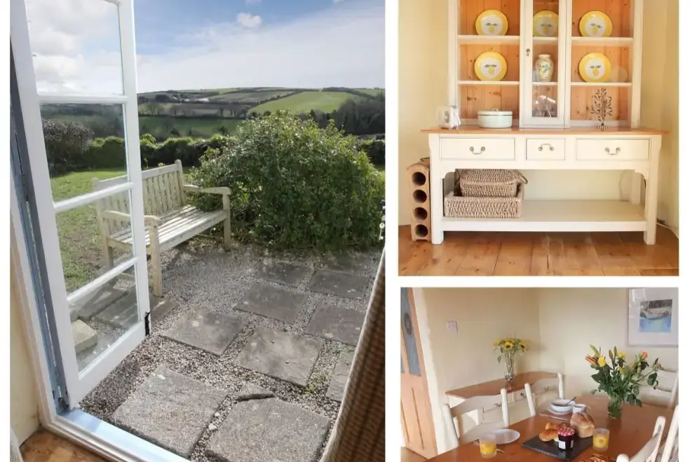 Countryside views at Rose Country Cottage