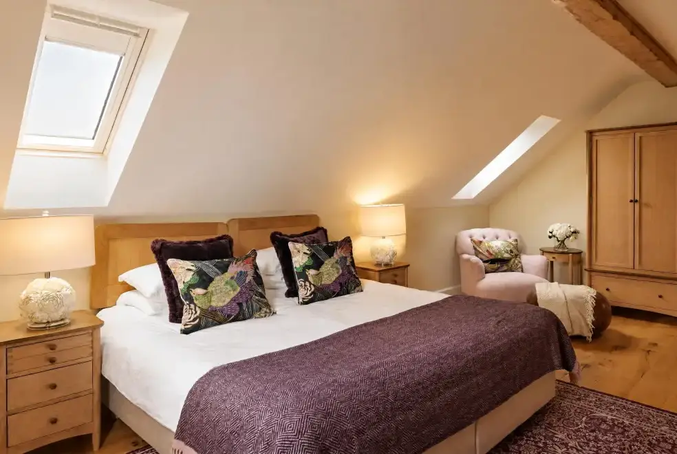 Twin bedroom at Rosehaven