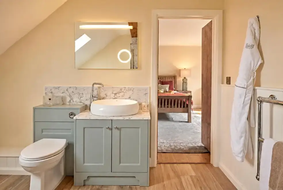 Ensuite bathroom at Rosehaven
