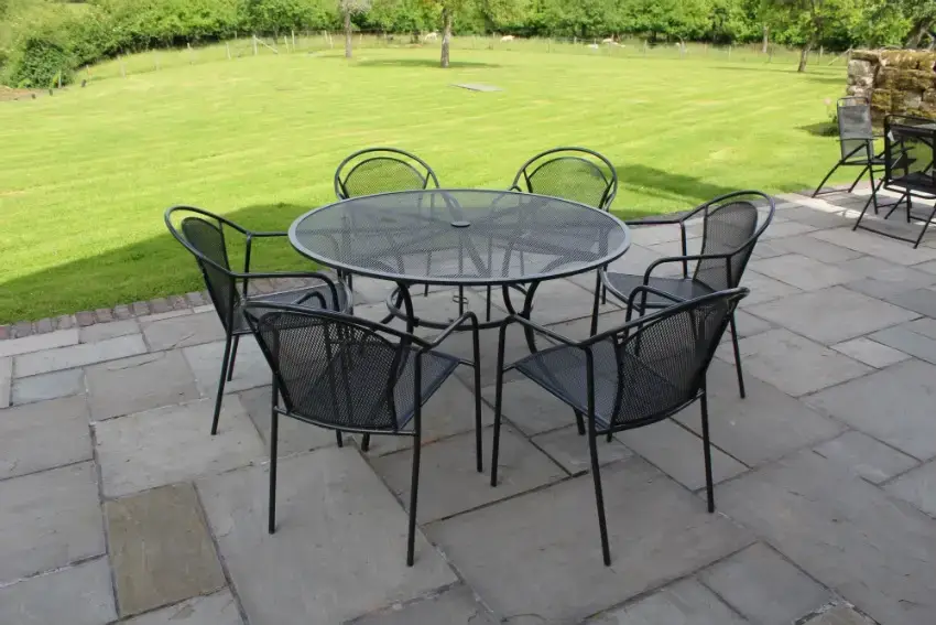 Patio area at Rosemore Grange
