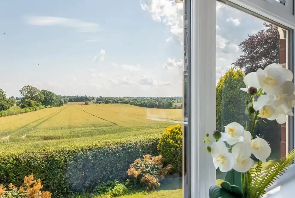 Countryside views at Routhorpe House