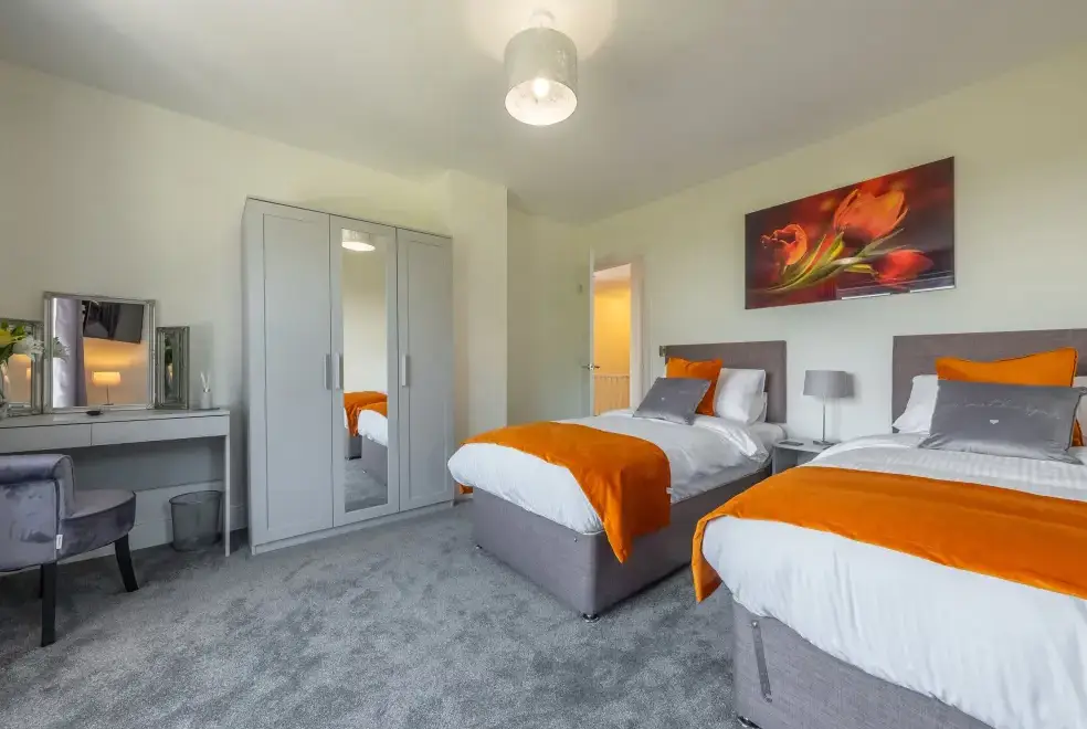 Bedroom at Routhorpe House