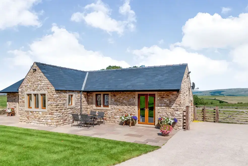 Routster Farm Cottage, Yorkshire Dales, from the outside