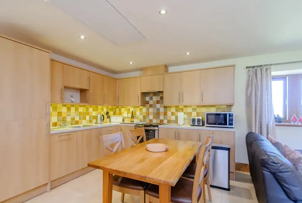 Kitchen/diner at Routster Farm Cottage, Yorkshire Dales