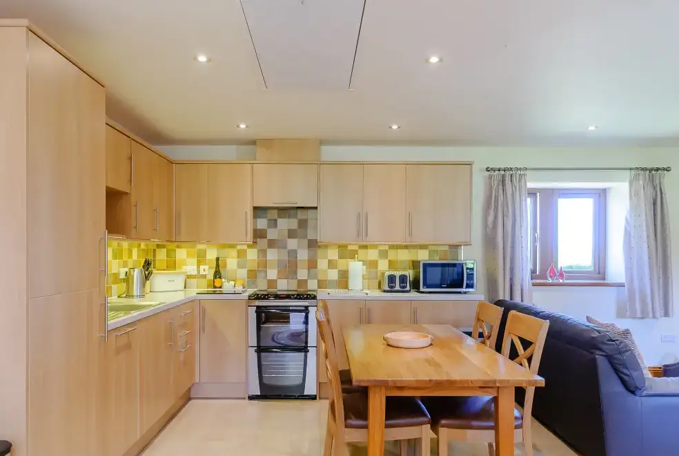 Kitchen/diner at Routster Farm Cottage, Yorkshire Dales