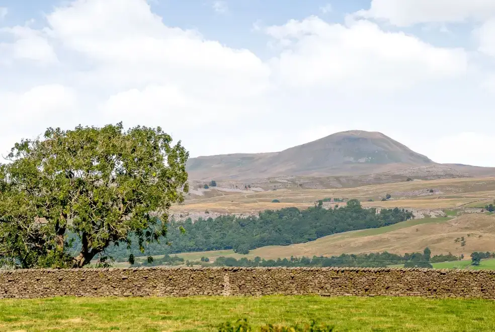 Countryside views at Routster Farm Cottage, Yorkshire Dales