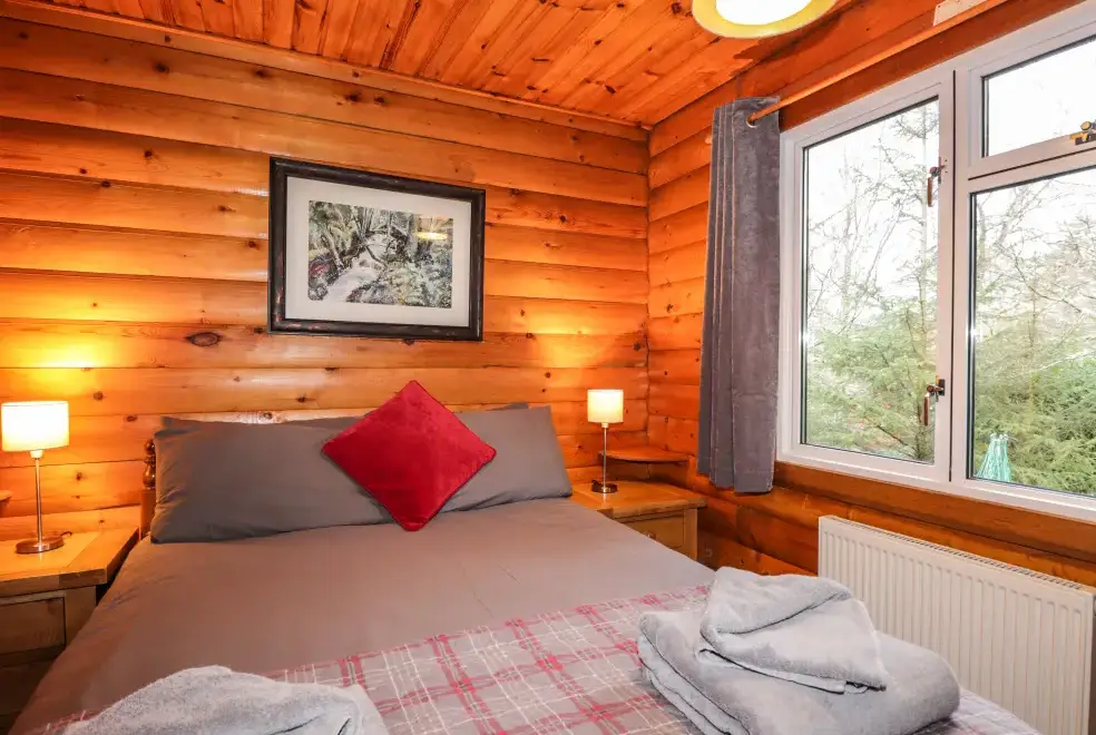 Bedroom at Rowan Lodge