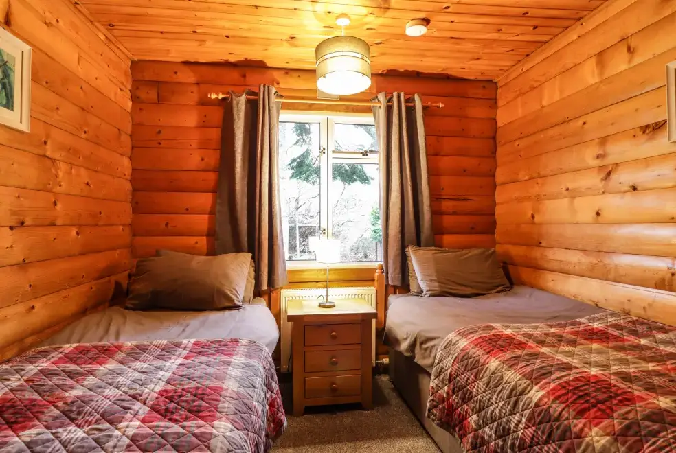 Bedroom at Rowan Lodge