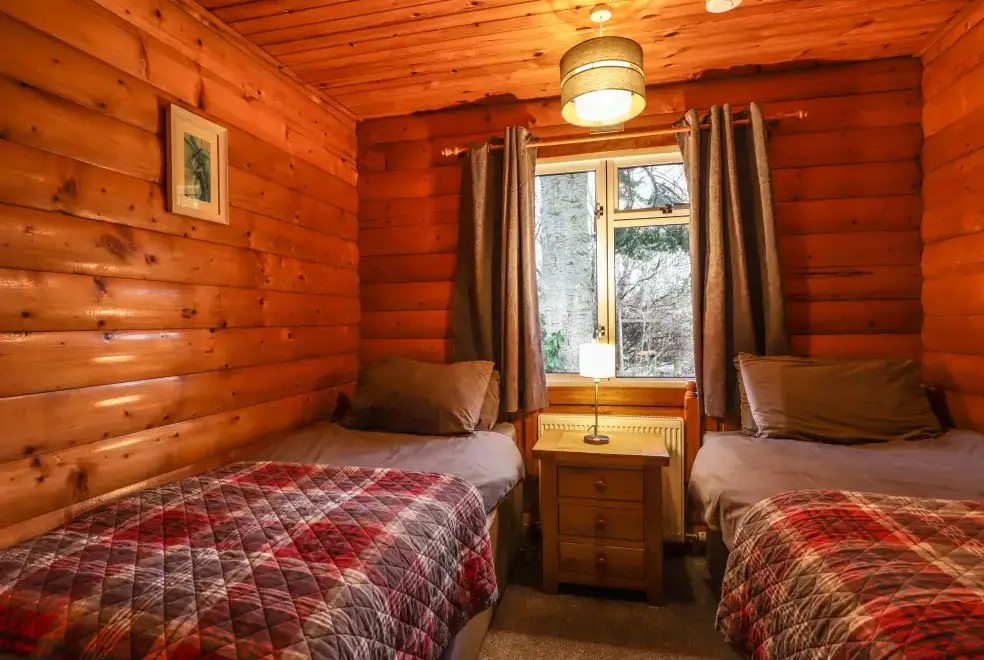 Bedroom at Rowan Lodge