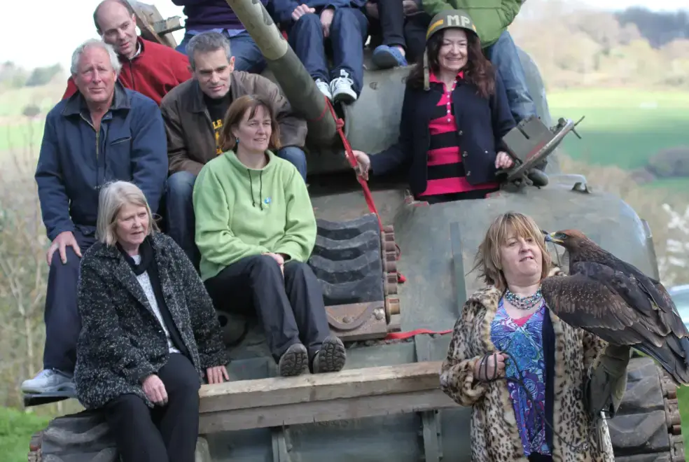 Rower Fort, from the outside