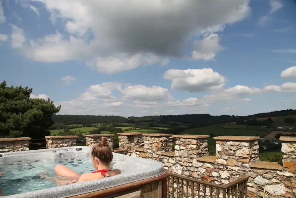 Private Hot Tub at Rower Fort