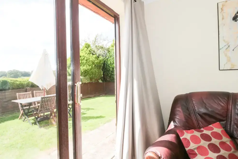 Garden furniture at Ryecross Rural Retreat near Shaftesbury