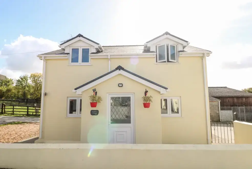 Saddlers Cottage, Berllandeg Farm, from the outside