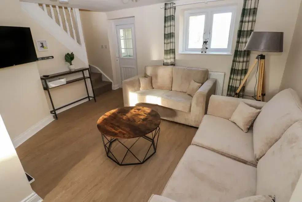 Lounge at Saddlers Cottage, Berllandeg Farm