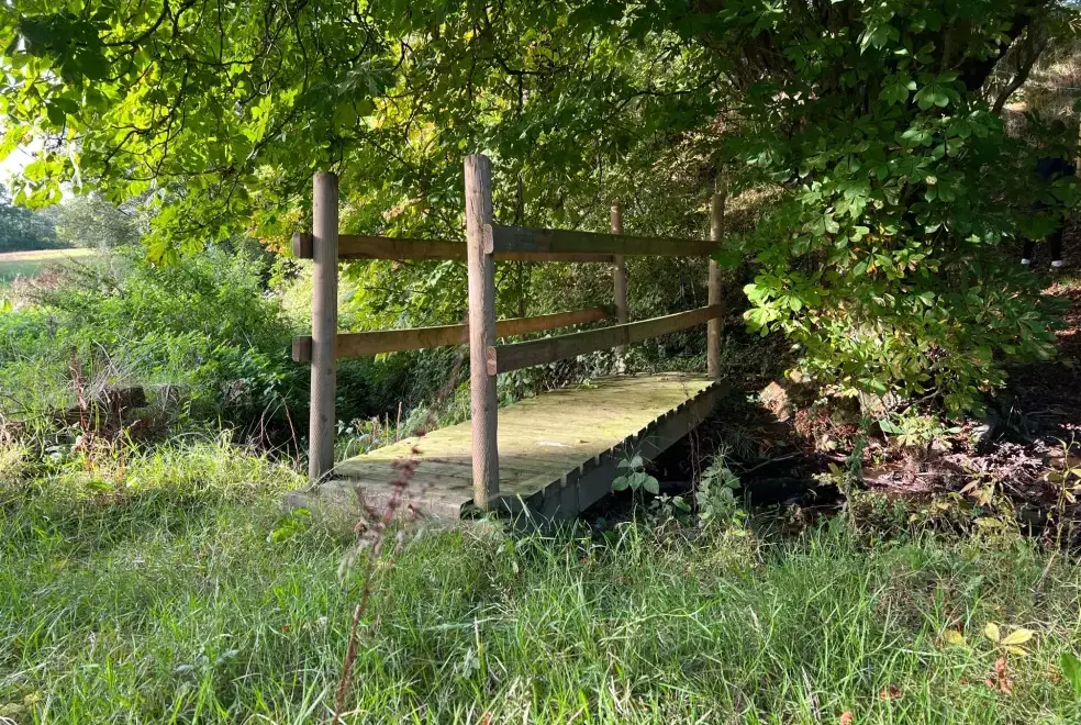 Countryside views at Saddlers Cottage, Berllandeg Farm