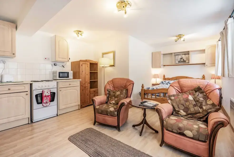 Open plan living area at Sail Loft Annexe