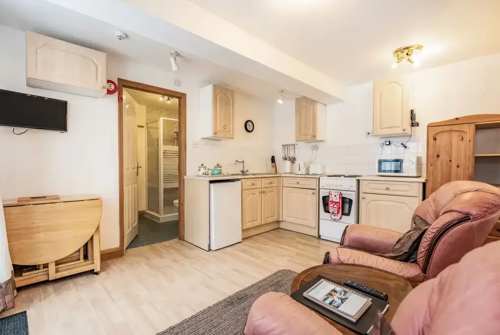 Open plan living area at Sail Loft Annexe