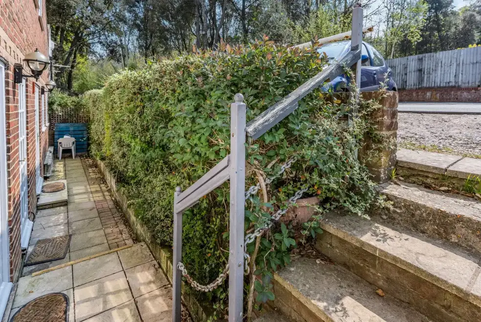 Enclosed garden at Sail Loft