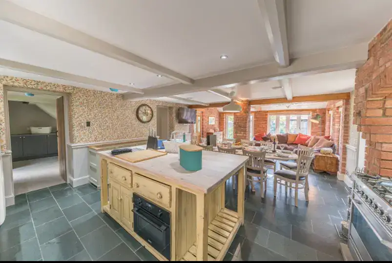 Kitchen/diner at Sandbeds Farmhouse