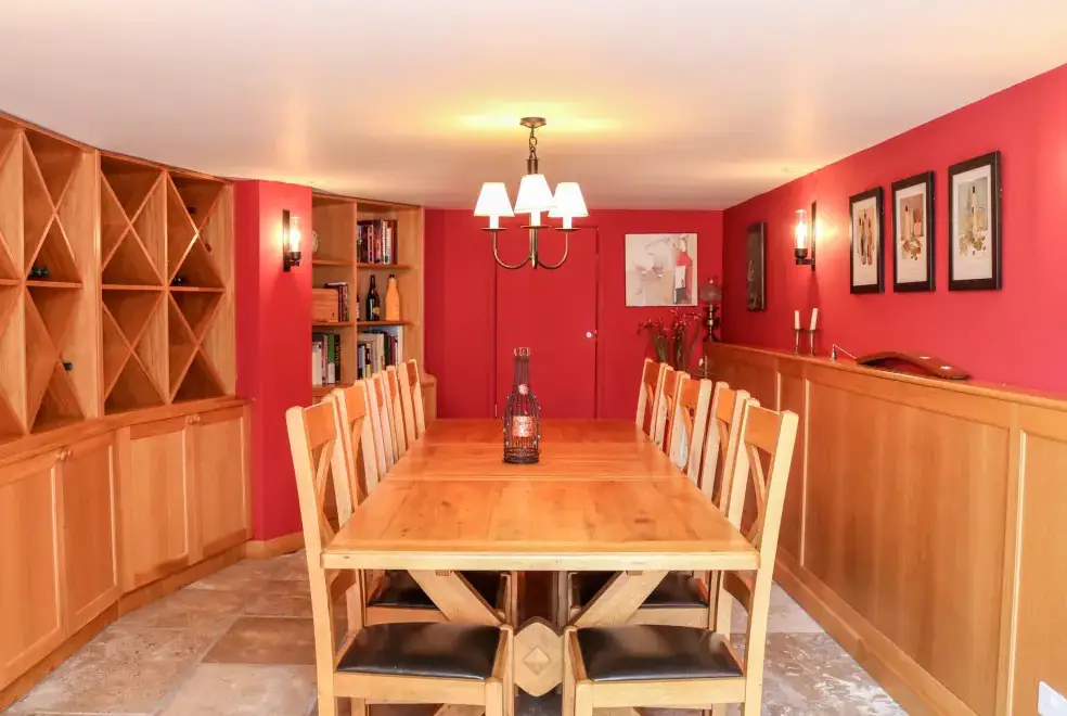 Dining room at Sandridge Barton
