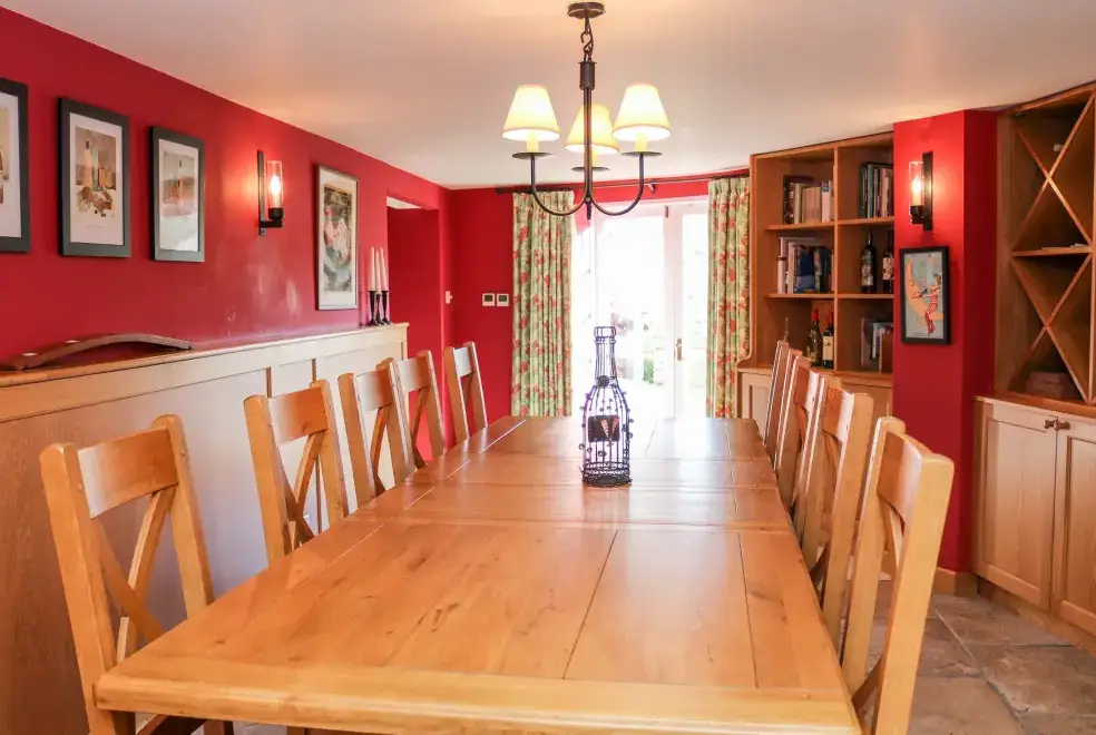 Dining room at Sandridge Barton