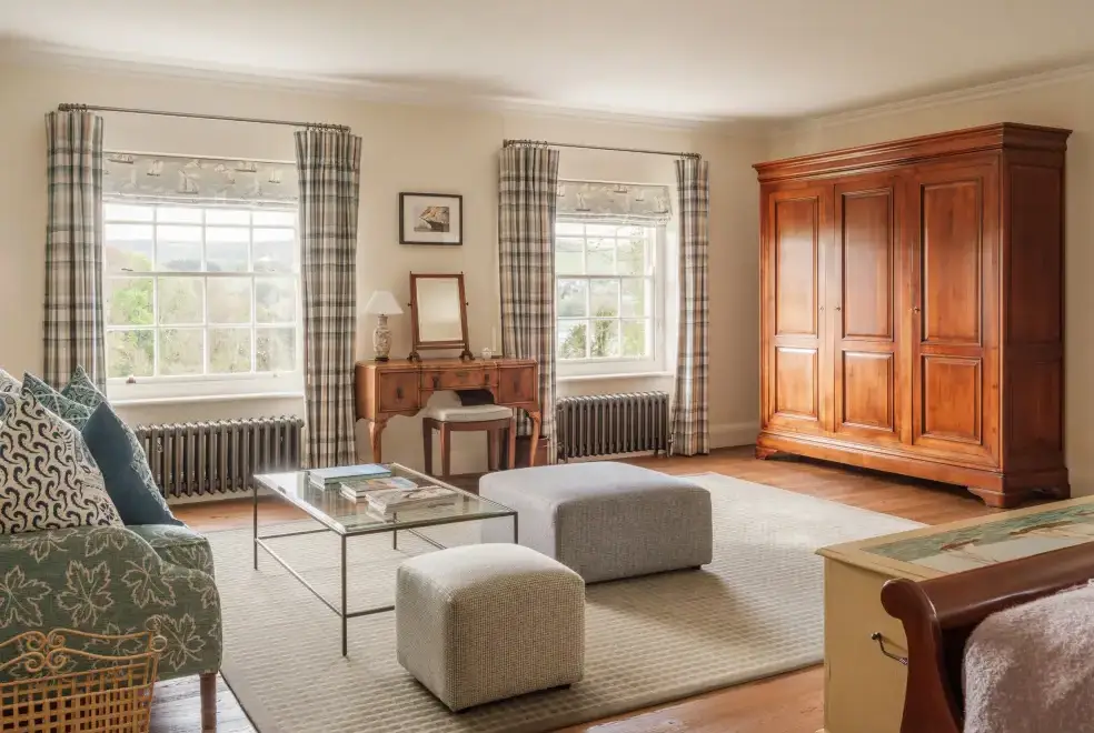 Drawing room at Sandridge Barton