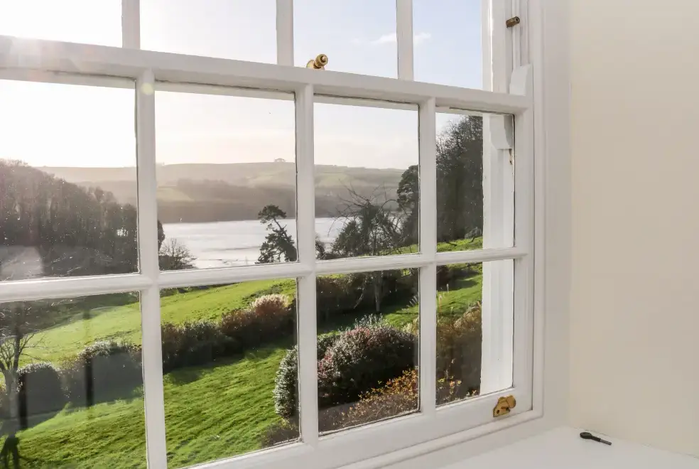 Countryside views at Sandridge Barton