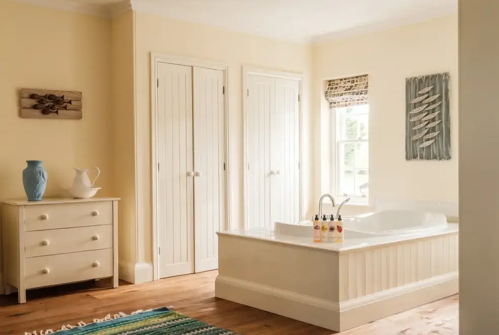 Ensuite bathroom at Sandridge Barton