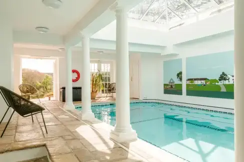 Private Swimming Pool at Sandridge Barton, Devon