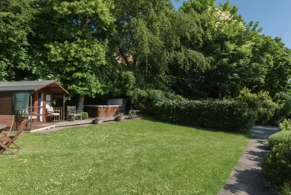 Garden at Schoolhouse Apartment near the Shropshire Hills