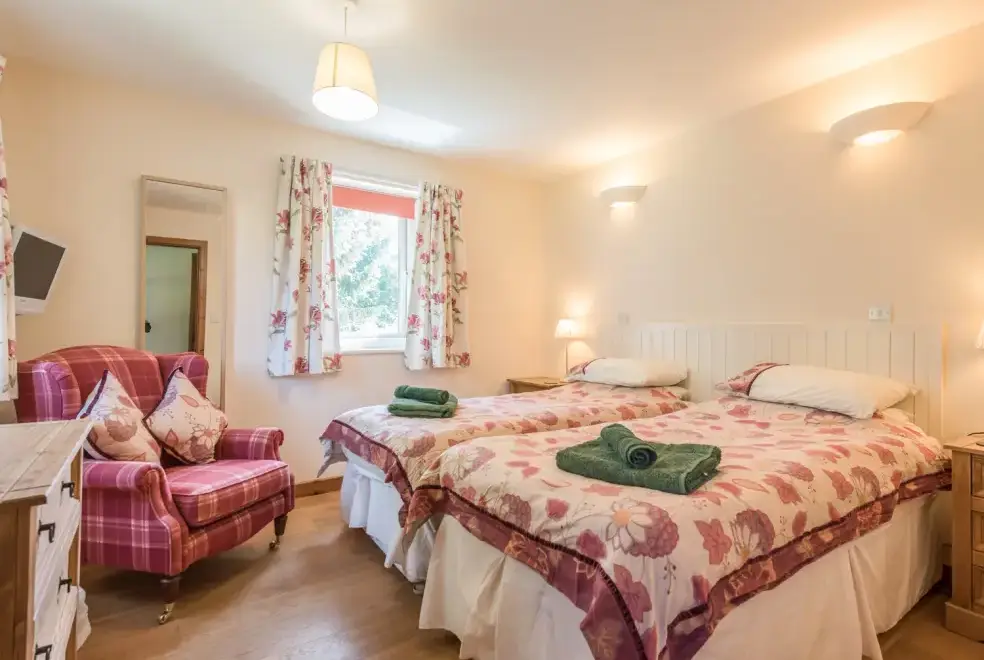 Bedroom at Schoolhouse Apartment near the Shropshire Hills
